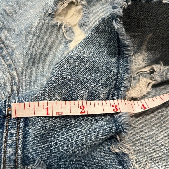 Madewell Women Size XS Cotton Denim Shortalls Bib Jean Overall Shorts - Picture 8 of 9